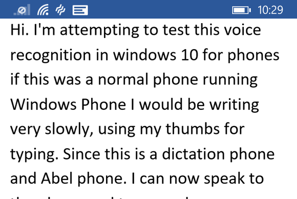 Win10手机预览版体验：语音识别大进化