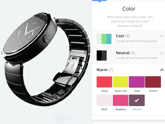 Moto Maker：个性化定制你的Moto360