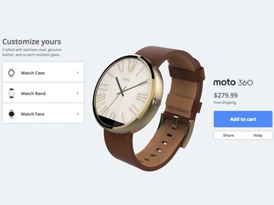 价格良心，Moto 360顶级版也就1800元