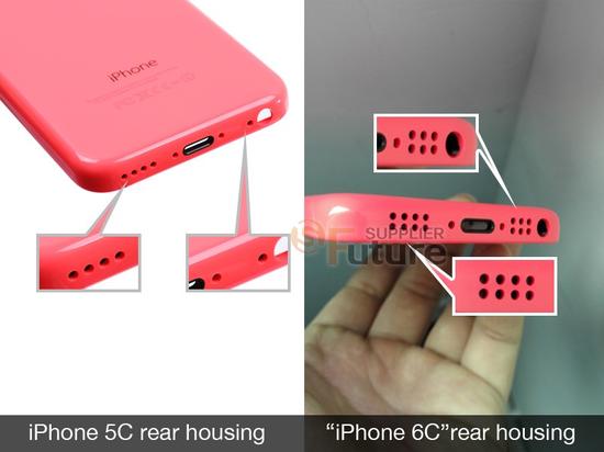 iPhone 6c后壳谍照首曝光 5c与5s的结合体