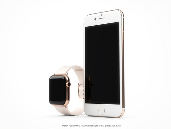 比Watch更壕，玫瑰金iPhone 6s概念图赏