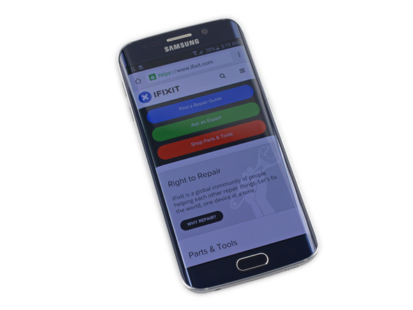 Galaxy S6 Edge拆解：胶水用太多 维修难