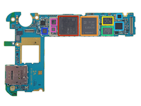 Galaxy S6 Edge拆解：胶水用太多 维修难