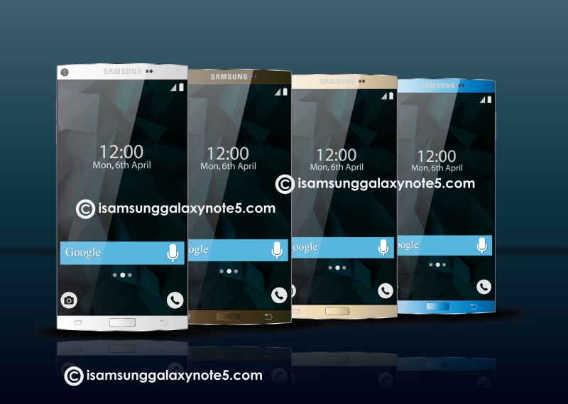 4K屏+无边框 三星Note5概念图曝光