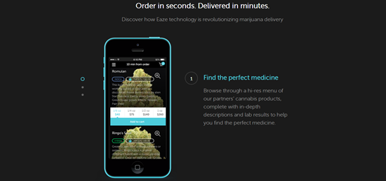 在刚拿到千万美元融资的Eaze上购买大麻是怎样的体验？