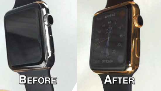 化学家教你如何把Apple Watch镀成24K金表！