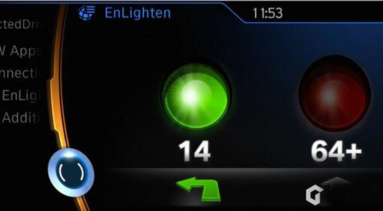 开宝马用iPhone，就能在仪表盘看红绿灯