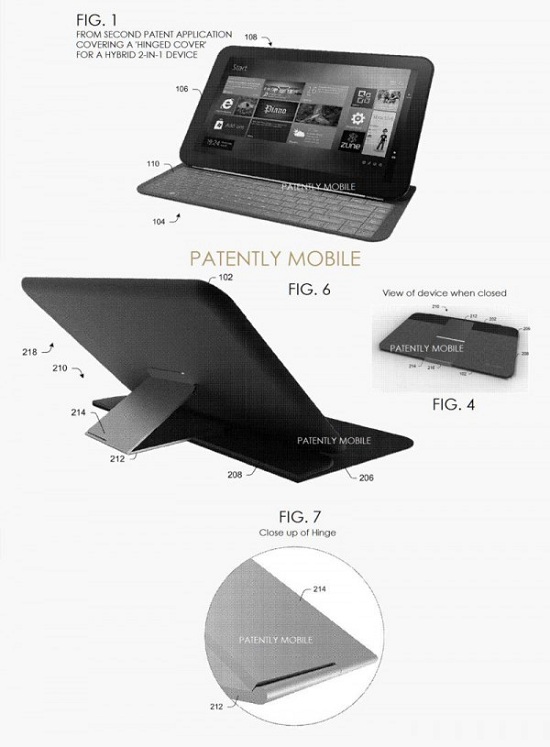 专利曝光：Surface平板电脑新键盘？