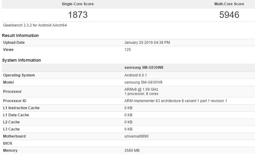 Exynos 8890跑分首秀：竟不如高通820和麒麟950！