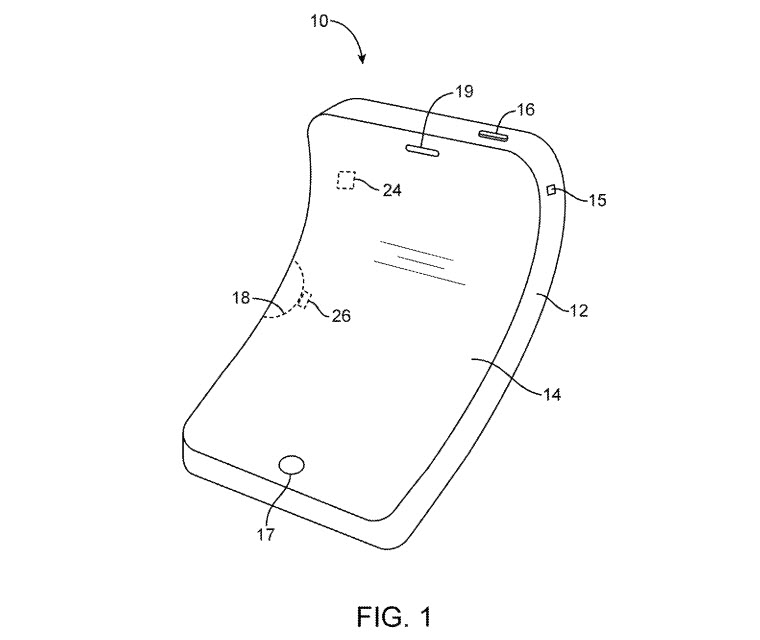 iPhone可能会变软？苹果获柔性OLED屏专利