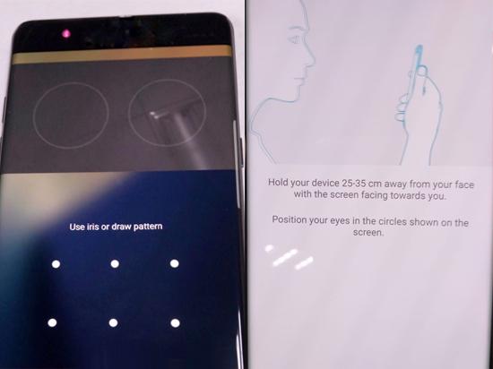 三星Note 7黑科技：虹膜识别超强 技术碾压国产