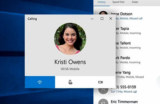 Win 10黑科技功能现身！用户可用电脑拨打电话