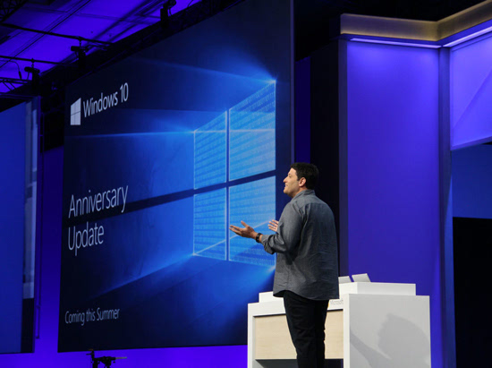 微软Build 2016：Win10年度更新将至 人工智能成亮点