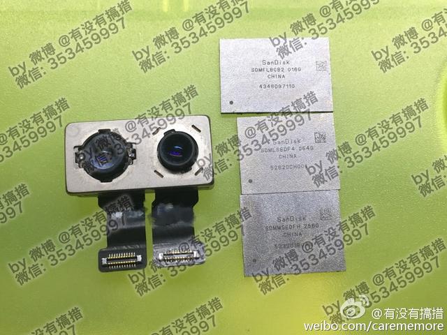 iPhone 7 Plus组件曝光：存储容量或将憎至256GB