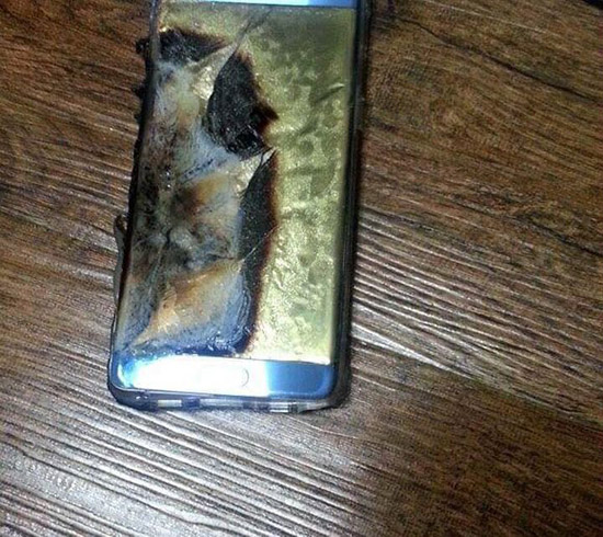 三星Note 7充电首炸！山寨充电器很危险