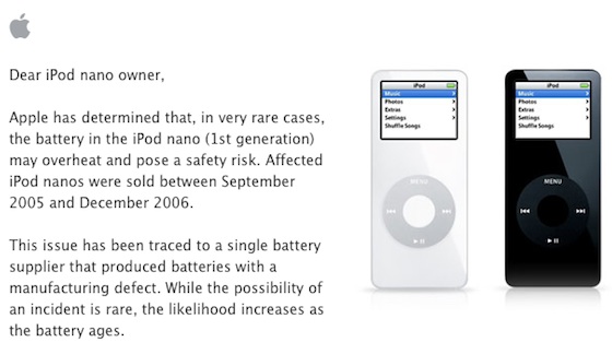 苹果已经终止iPod nano更换计划