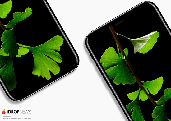 iPhone 8最新渲染图曝光：惊艳程度远超三星S8