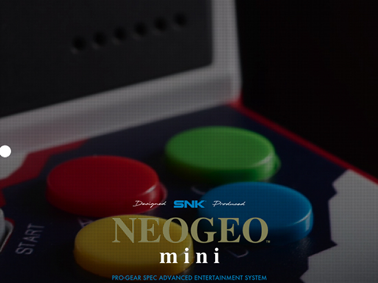 SNK周年纪念街机NEOGEO mini下月24日发售：这情怀值得买单