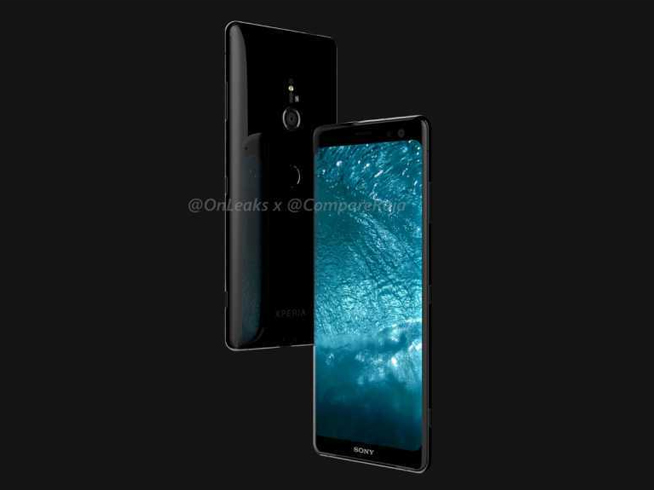 索尼Xperia XZ3渲染图曝光：曲面屏抢眼 然而双摄还不会标配？