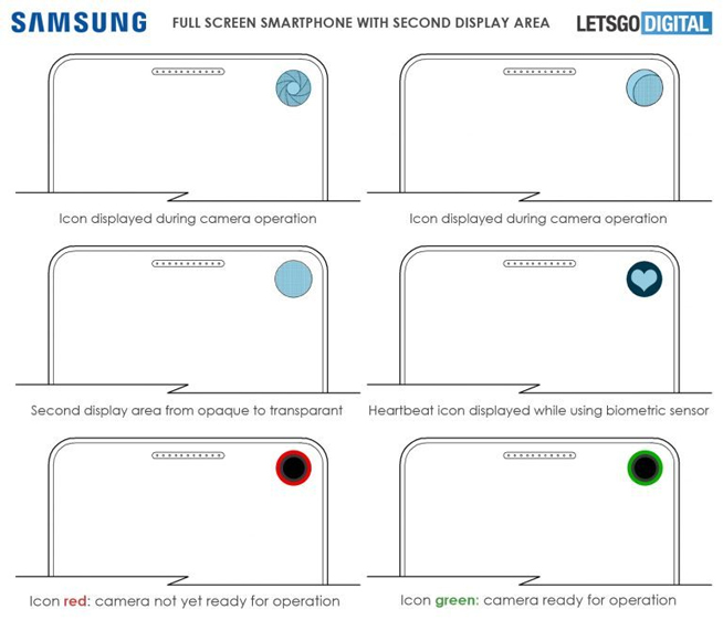 三星挖孔屏有新专利？加入可透明屏幕 完美解决挖孔太难看