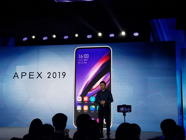 vivo APEX 2019发布：骁龙855+12GB 浑然一体无孔设计