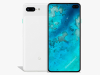 Google Pixel 4XL渲染图：用上挖孔屏 后置双摄实力翻倍？