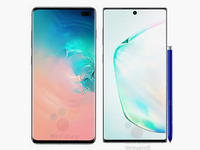 三星Galaxy Note10官方渲染图：新配色够抢眼 边框几乎消失