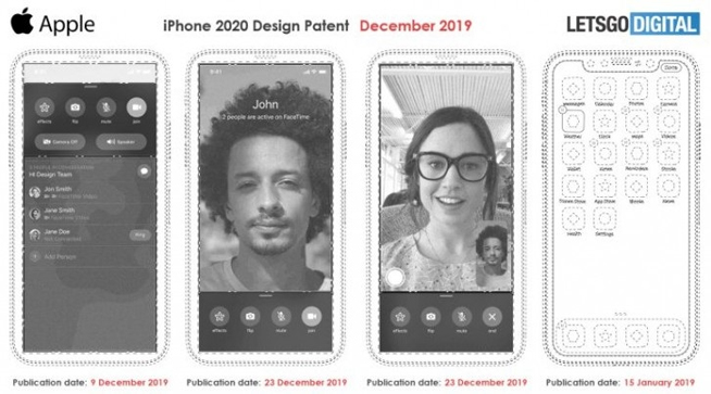 苹果新iPhone专利曝光 期待数年的无刘海设计真要来了？