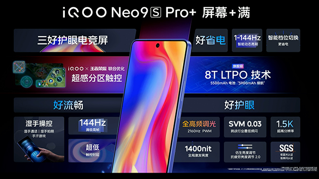 iQOO Neo9S Pro+综合配置详解，屏幕素质拉胯？